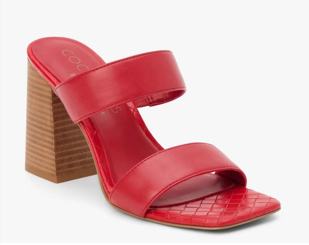 NEW MATISSE women's britt sandals in red